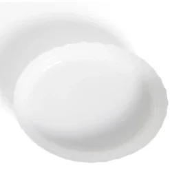 Cuisson<Gifi Plat à four en verre opale blanc 36,9x28,6xH8cm