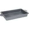 Cuisson<Gifi Plat à four métal fond texturé anti adhérent