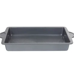 Cuisson<Gifi Plat à four métal fond texturé anti adhérent