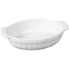 Cuisson<Gifi Plat à four ovale blanc