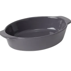Cuisson<Gifi Plat à four ovale gris