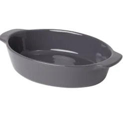 Cuisson<Gifi Plat à four ovale gris