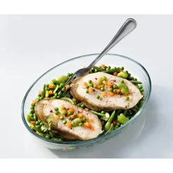 Cuisson<Gifi Plat à four ovale transparent