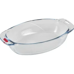 Cuisson<Gifi Plat à four Pyrex ovale transparent 1,8L