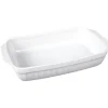 Cuisson<Gifi Plat à four rectangle blanc