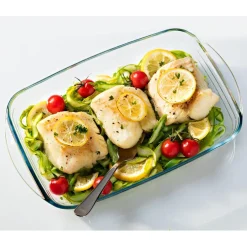 Cuisson<Gifi Plat à four rectangle verre