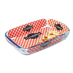 Cuisson<Gifi Plat à four rectangulaire en verre