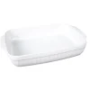 Cuisson<Gifi Plat à four rectangulaire en céramique blanc 36x24,2xH.6,2 cm