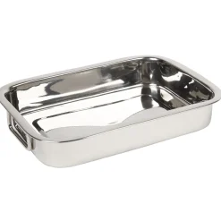 Cuisson<Gifi Plat à four rectangulaire en inox