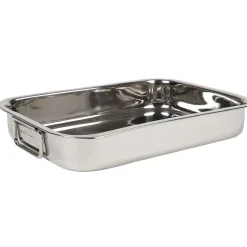 Cuisson<Gifi Plat à four rectangulaire en inox