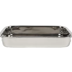 Cuisson<Gifi Plat à four rectangulaire en inox