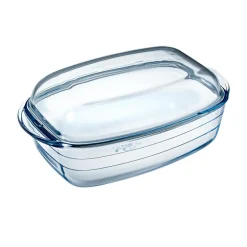 Cuisson<Gifi Plat à four rectangulaire transparent 6,5 L