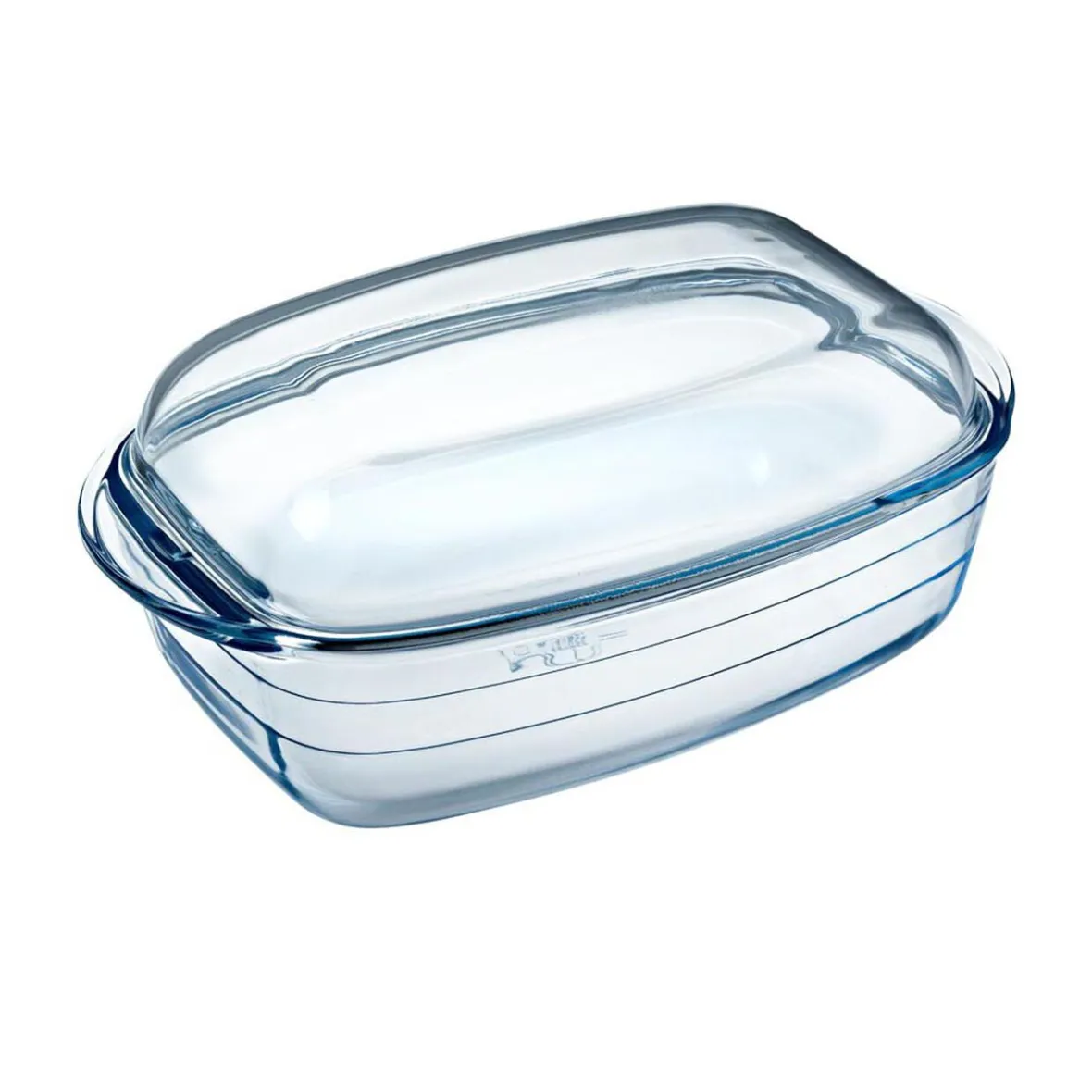 Cuisson<Gifi Plat à four rectangulaire transparent 6,5 L