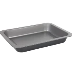 Cuisson<Gifi Plat à four rectangulaire gris revêtement anti adhérent