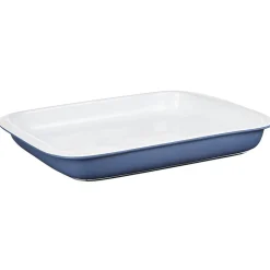 Cuisson<Gifi Plat à four rectangulaire bleu et blanc