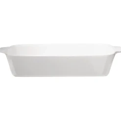 Cuisson<Gifi Plat à four rectangulaire blanc grès
