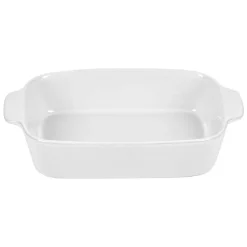 Cuisson<Gifi Plat à four rectangulaire blanc