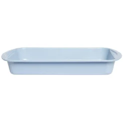 Cuisson<Gifi Plat à four rectangulaire en métal bleu