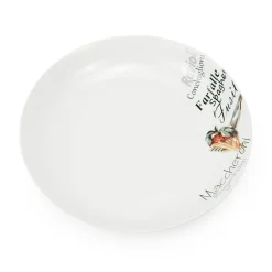 Gifi Plat à pâtes en porcelaine| Vaisselle Et Accessoires De Table