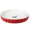 Cuisson<Gifi Plat à tarte motif poule