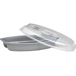 Petit Électroménager<Gifi Plat de cuisson 2 compartiments spécial micro-ondes