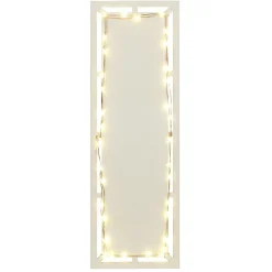 Préparation Culinaire<Gifi Plat de présentation à LED 30x12cm bois beige