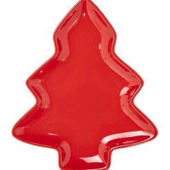 Cuisson<Gifi Plat en grès forme sapin de Noël