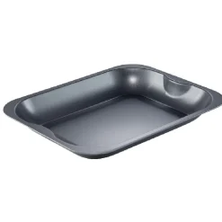 Cuisson<Gifi Plat gris carbone en métal x4