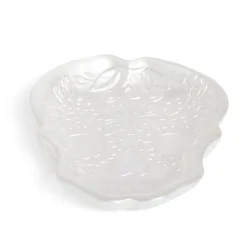 Gifi Plat Halloween tête de mort mexicaine en verre blanc 15x11xH2cm| Vaisselle Et Accessoires De Table