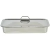 Cuisson<Gifi Plat inox XXL avec couvercle
