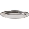 Gifi Plat ovale en inox gris| Vaisselle Et Accessoires De Table