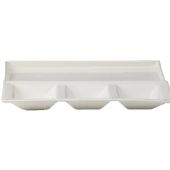 Gifi Plat pour barbecue blanc| Vaisselle Et Accessoires De Table