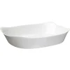 Cuisson<Gifi Plat rectangulaire en opale couleur blanc 38x28cm