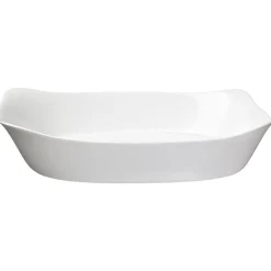 Cuisson<Gifi Plat rectangulaire en opale couleur blanc 38x28cm