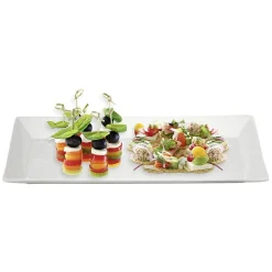 Gifi Plat service rectangle porcelaine| Vaisselle Et Accessoires De Table