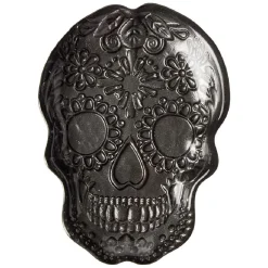 Gifi Plat tête de mort Halloween en verre| Vaisselle Et Accessoires De Table