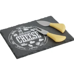 Gifi Plateau à fromage ardoise| Vaisselle Et Accessoires De Table