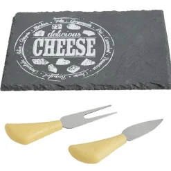 Gifi Plateau à fromage ardoise| Vaisselle Et Accessoires De Table