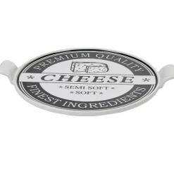 Gifi Plateau à fromage design noir et blanc| Vaisselle Et Accessoires De Table