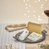 Gifi Plateau à fromage noir et blanc| Vaisselle Et Accessoires De Table