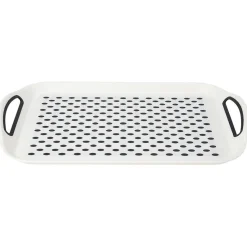 Gifi Plateau anti dérapant blanc| Vaisselle Et Accessoires De Table