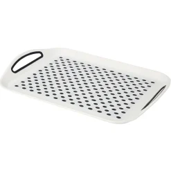 Gifi Plateau anti dérapant blanc| Vaisselle Et Accessoires De Table