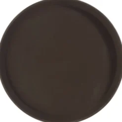 Vaisselle Et Accessoires De Table<Gifi Plateau antidérapant rond marron