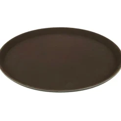 Vaisselle Et Accessoires De Table<Gifi Plateau antidérapant rond marron