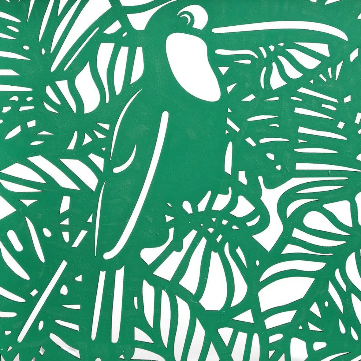 Gifi Plateau avec motif tropical ajouré et fond en verre| Vaisselle Et Accessoires De Table