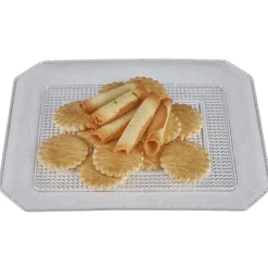 Gifi Plateau blanc rectangulaire luxe| Vaisselle Et Accessoires De Table