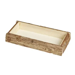 Gifi Plateau bois effet écorce L.29xH.5xl.15cm| Vaisselle Et Accessoires De Table