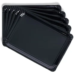 Vaisselle Et Accessoires De Table<Gifi Plateau carton noir 23x33cm x5