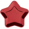 Gifi Plateau carton étoile rouge Ø24,5cm x6| Vaisselle Et Accessoires De Table