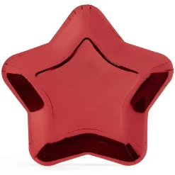 Gifi Plateau carton étoile rouge Ø24,5cm x6| Vaisselle Et Accessoires De Table